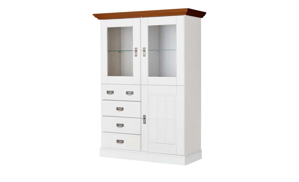 maison bleue Highboard  Florian ¦ weiß Kommoden & Sideboards > Highboards - Höffner