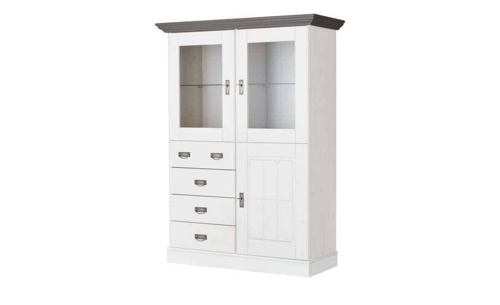 maison bleue Highboard  Florian ¦ weiß Kommoden & Sideboards > Highboards - Höffner