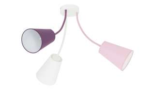 Deckenleuchte, 3-flammig, Schirme violett/lila ¦ lila/violettØ: 50 Lampen & Leuchten > Innenleuchten > Deckenleuchten - Höffner