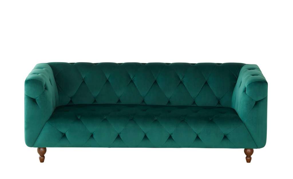 Sofa  Veronika ¦ grün Polstermöbel > Sofas > 3-Sitzer - Höffner