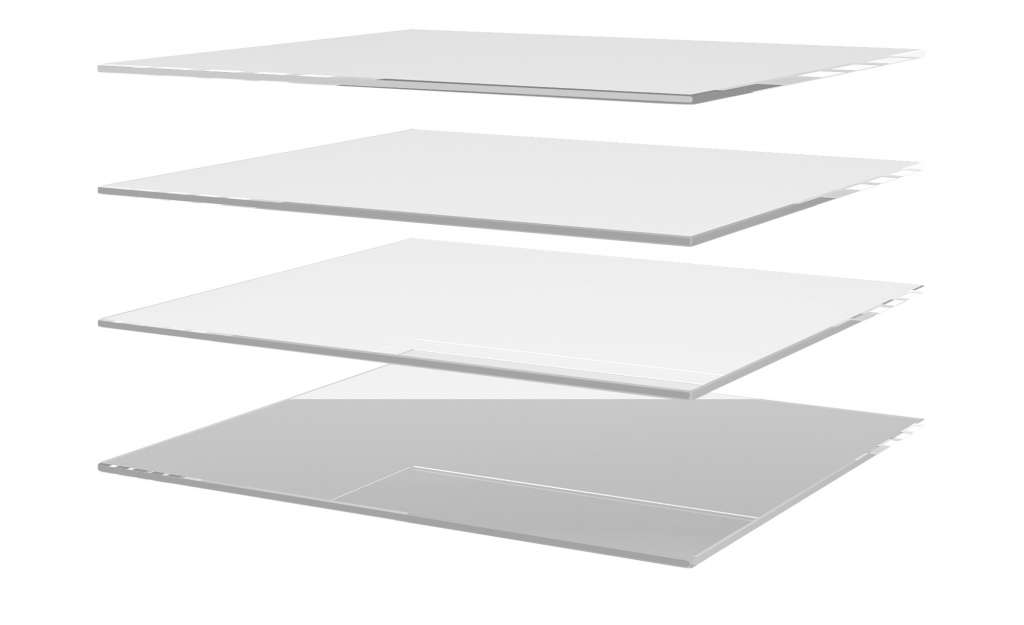 Glas-Einlegeböden, 4er-Set  Vils ¦ transparent/klar Sonstiges Zubehör - Höffner