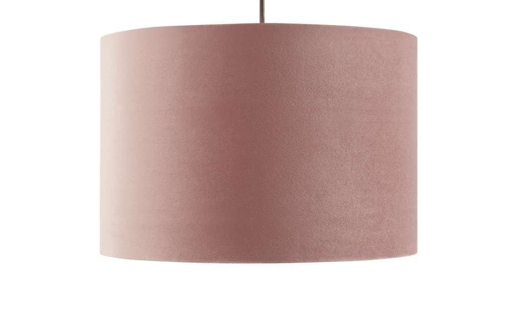 Fischer-Honsel Pendelleuchte, 1-flammig, rose´ Samt `klein` ¦ rosa/pinkØ: 30 Lampen & Leuchten > Innenleuchten > Pendelleuchten - Höffner