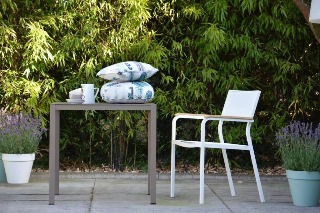 Jan Kurtz - Fiam Nova Tisch - 140 x 80 cm - taupe - indoor