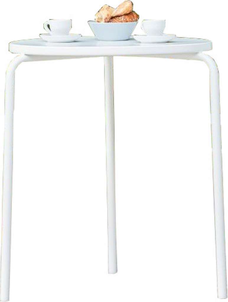 Jan Kurtz - Easy rund Tisch - weiß - indoor