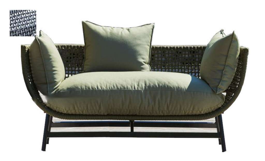 Jan Kurtz - Suka Loungesofa - hellgrau - outdoor