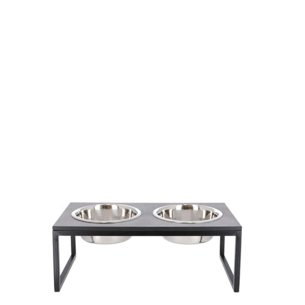 Jan Kurtz - Dimo Hundenapf - schwarz/zement - indoor