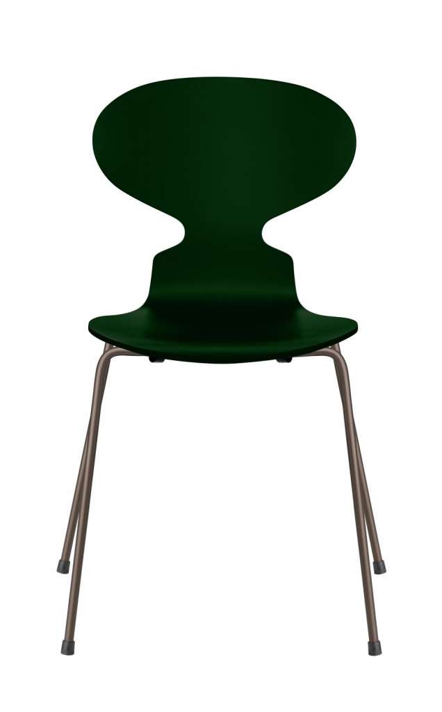 Fritz Hansen - Ant Stuhl - evergreen - gefärbte Esche - Chrom Gestell - indoor