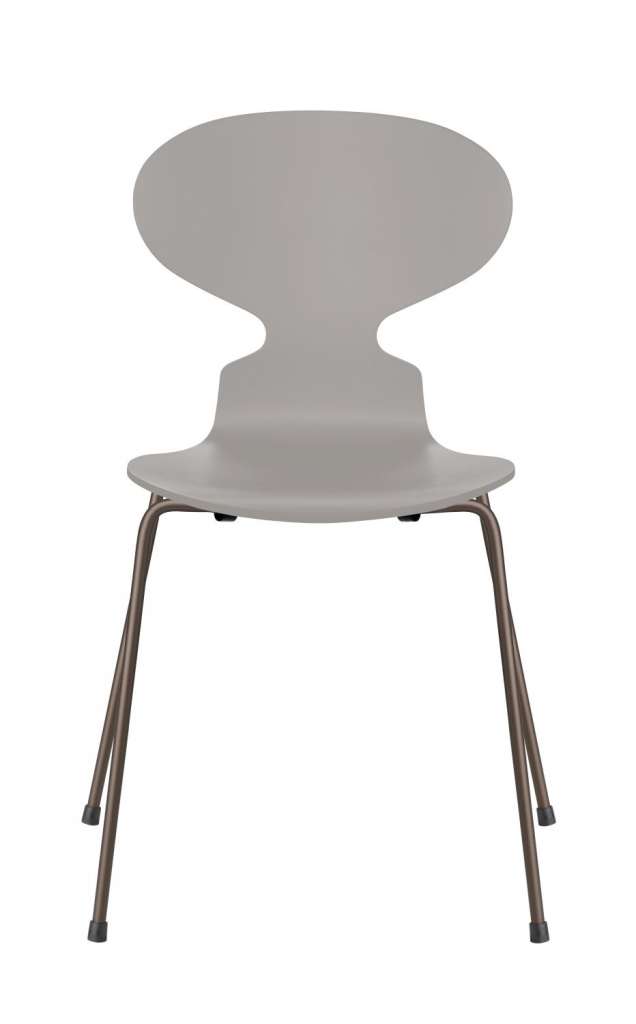 Fritz Hansen - Ant Stuhl - nine grey - gefärbte Esche - Chrom Gestell - indoor