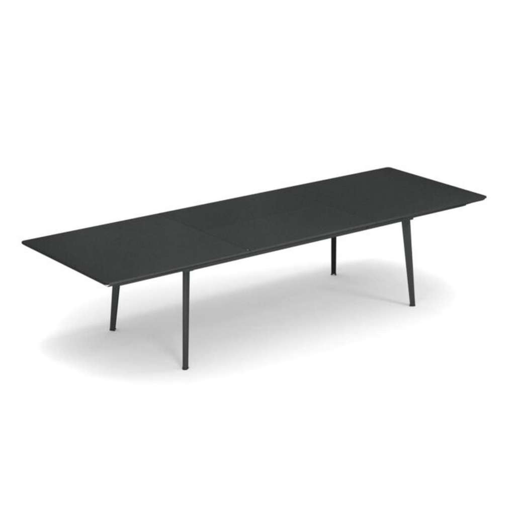 Emu - Plus4 Ausziehtisch - 220 + 110 x 110 cm - antikeisen - indoor