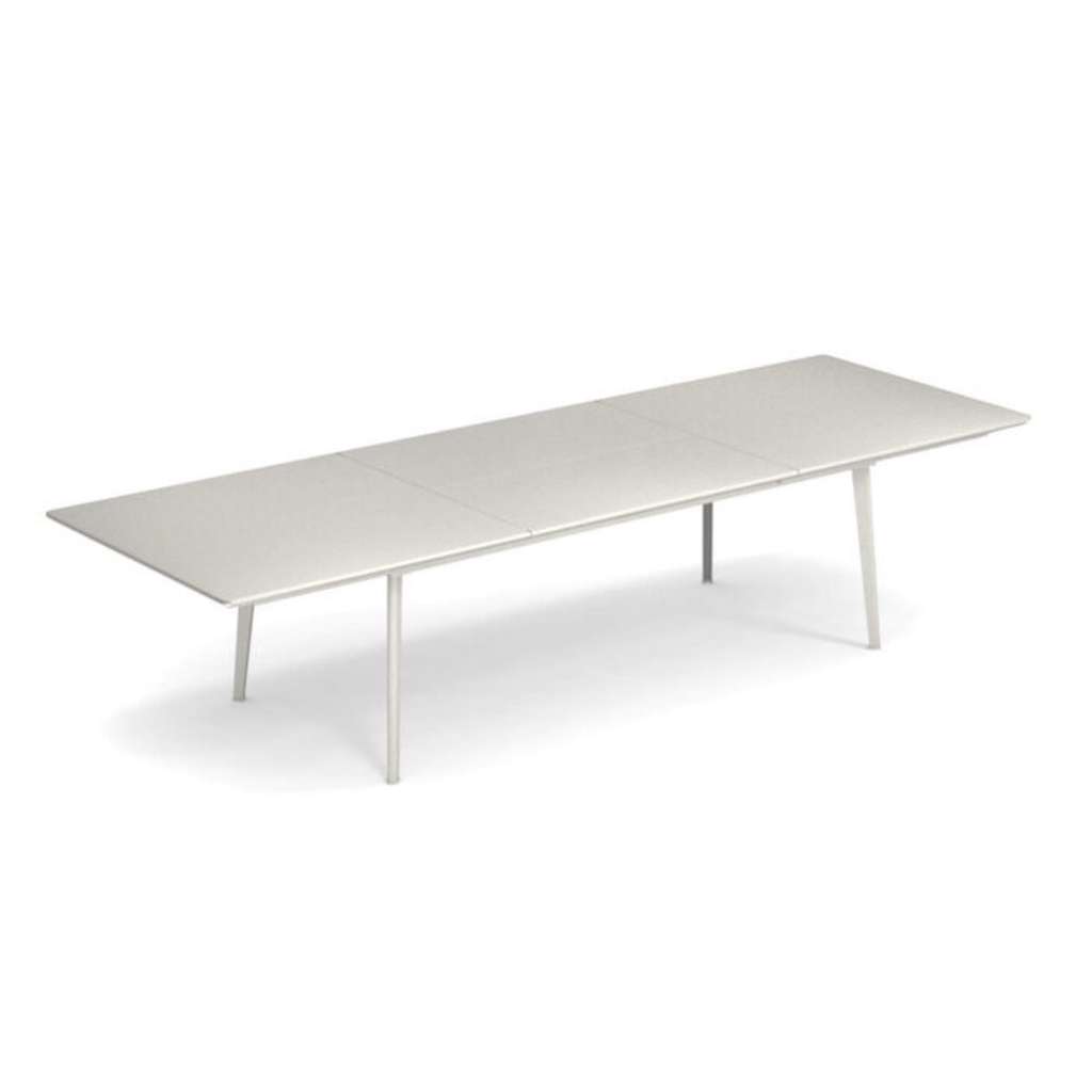 Emu - Plus4 Ausziehtisch - 220 + 110 x 110 cm - weiß - indoor