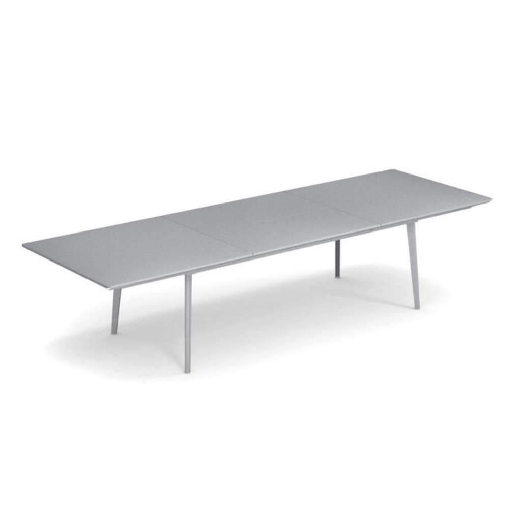 Emu - Plus4 Ausziehtisch - 220 + 110 x 110 cm - graue Wolke - indoor