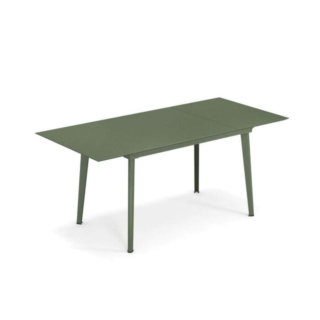 Emu - Plus4 Ausziehtisch - 120 + 52 cm - militärgrün - indoor