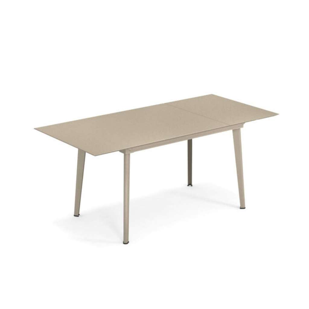 Emu - Plus4 Ausziehtisch - 120 + 52 cm - taupe - indoor