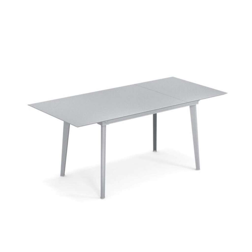 Emu - Plus4 Ausziehtisch - 120 + 52 cm - graue Wolke - indoor