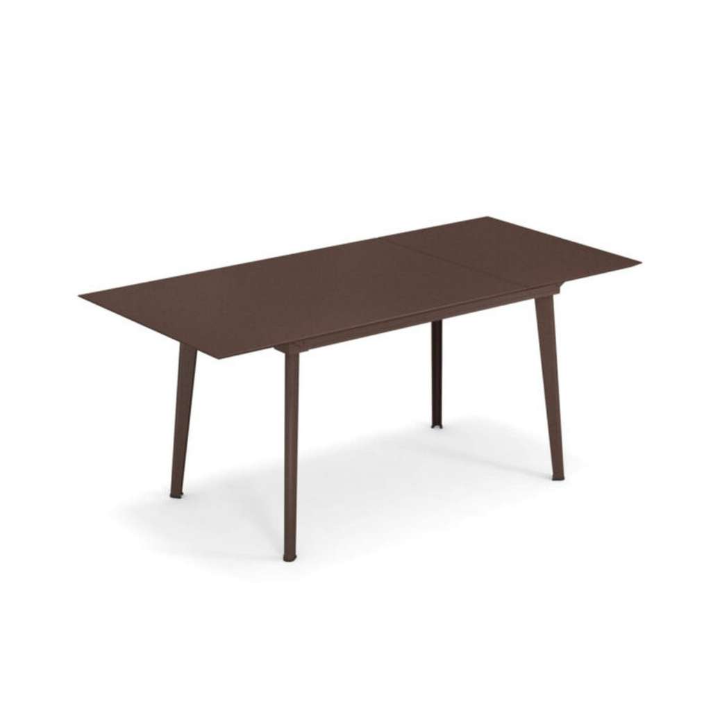 Emu - Plus4 Ausziehtisch - 120 + 52 cm - corten - indoor