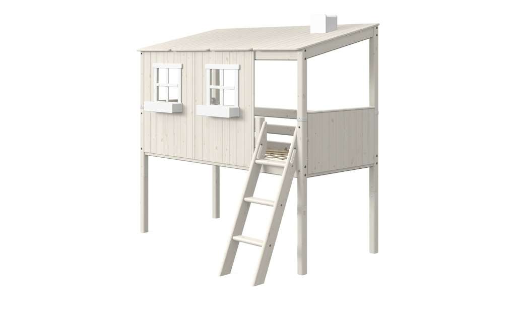 FLEXA Halbhochbett-Gestell  Flexa Classic Haus ¦ weiß Kindermöbel > Kinderbetten - Höffner
