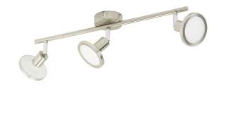 Strahler, 3-flammig, Nickel-matt ¦ silber Lampen & Leuchten > Innenleuchten > Deckenleuchten - Höffner