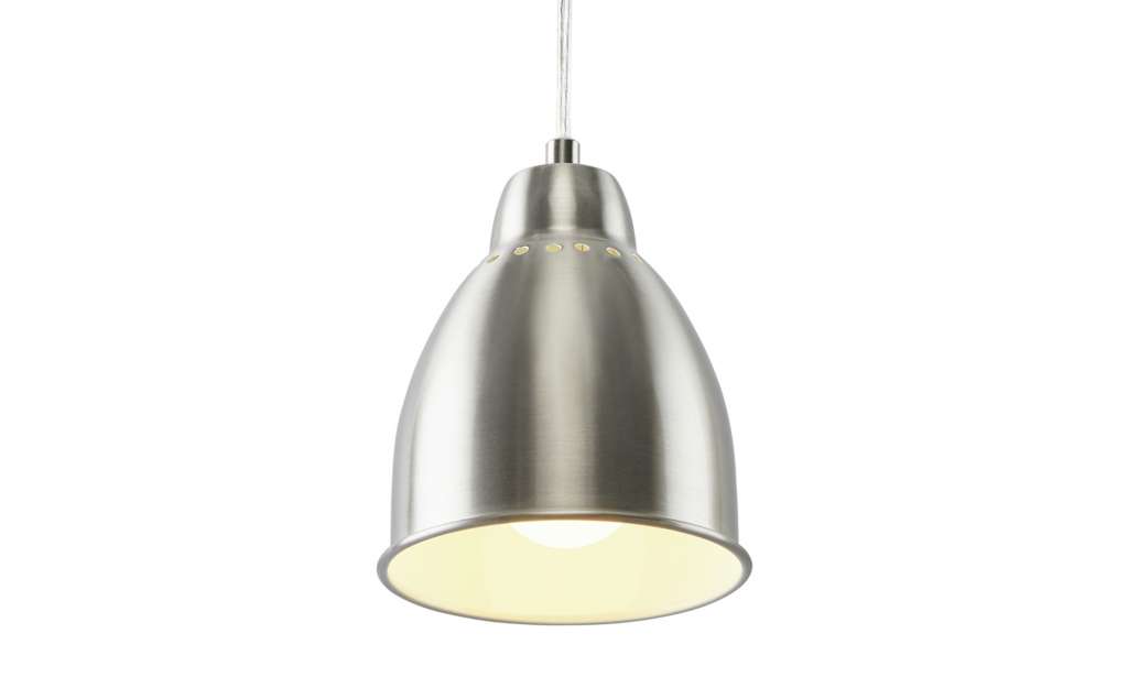 Pendelleuchte, 1-flammig, Metall eisenfarben ¦ silber Lampen & Leuchten > Innenleuchten > Pendelleuchten - Höffner