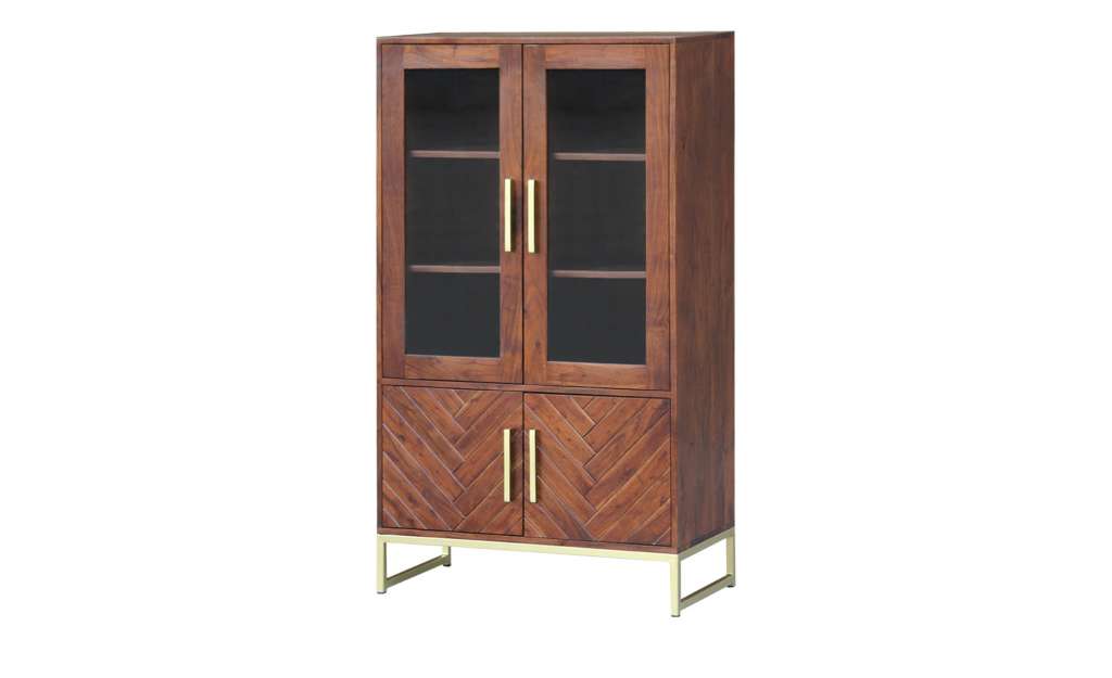 Vitrine  Calatria ¦ holzfarben Kommoden & Sideboards > Vitrinen - Höffner