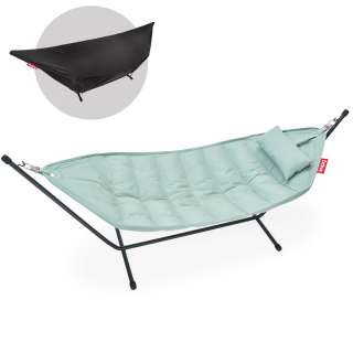 fatboy - Headdemock Hängematte Superb Deluxe mit Gestell, Kissen und Regenschutz - seafoam