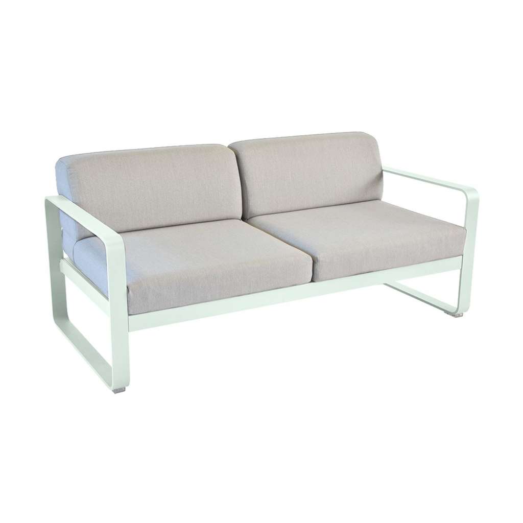 Fermob - BELLEVIE 2-Sitzer  Sofa - A7 Gletscherminze - 79 flanellgrau