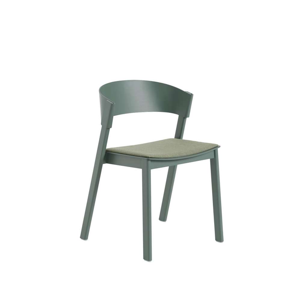 Muuto - Cover Side Stuhl mit Polster - Remix 933/Green