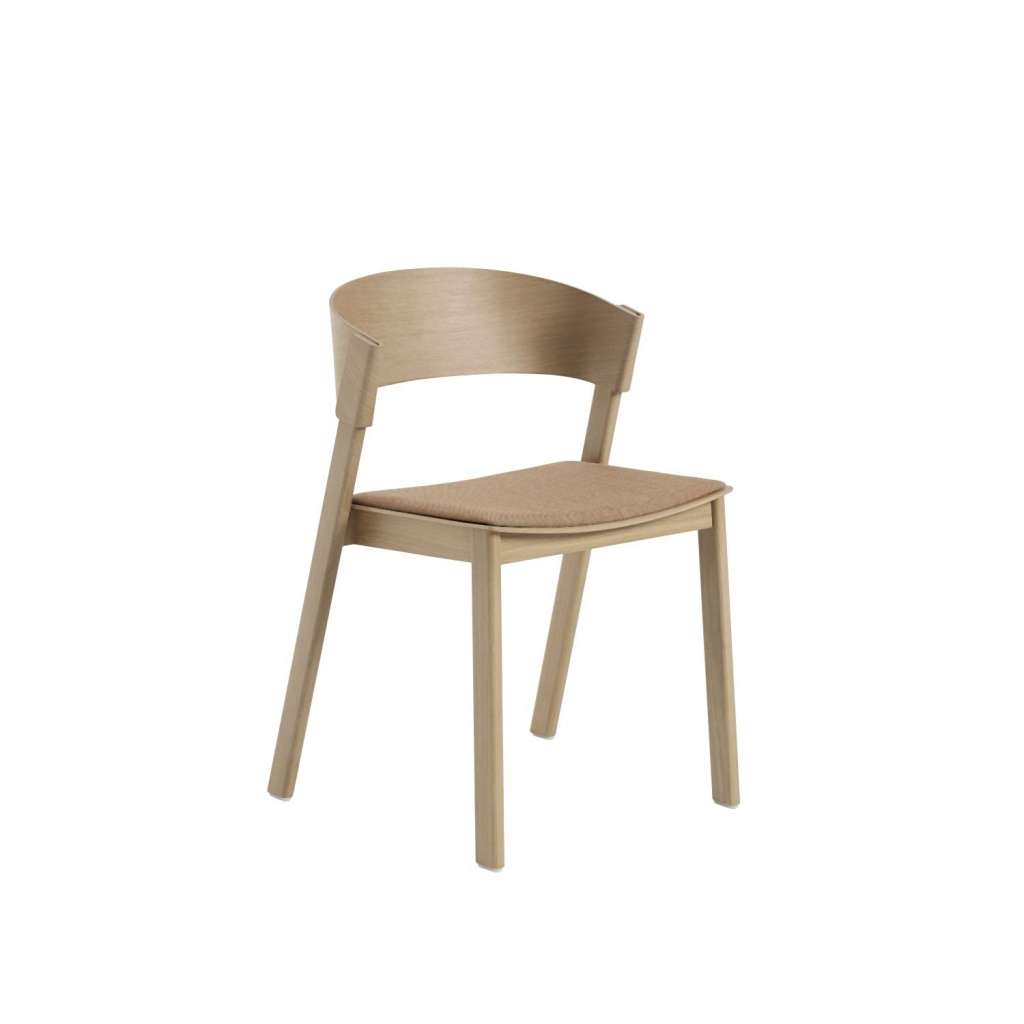 Muuto - Cover Side Stuhl mit Polster - Remix 252/Oak
