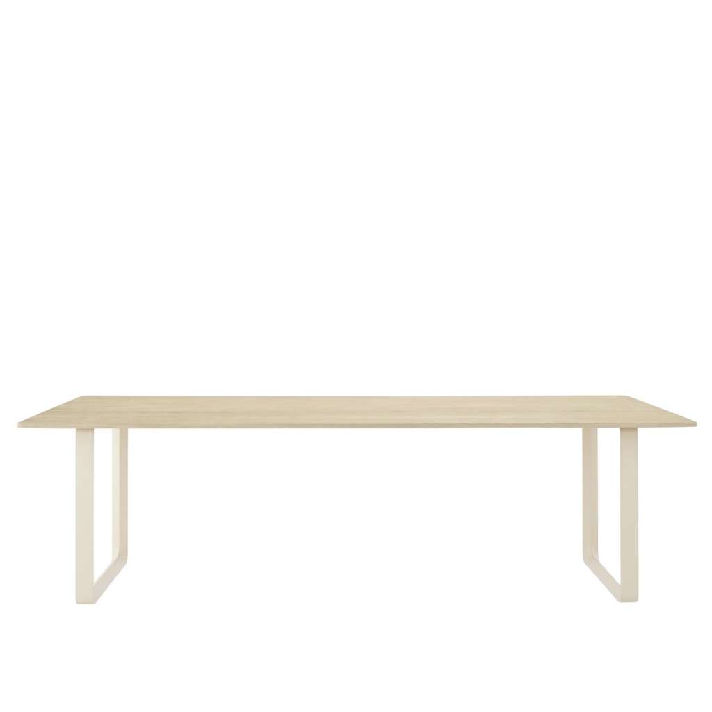 Muuto - 70/70 Tisch XL - Eiche massiv - Gestell sand