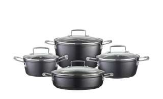 KHG Topfset 4-teilig  Nero ¦ schwarz ¦ Aluminium Töpfe & Pfannen & Zubehör > Topf und Pfannen-Sets - Höffner