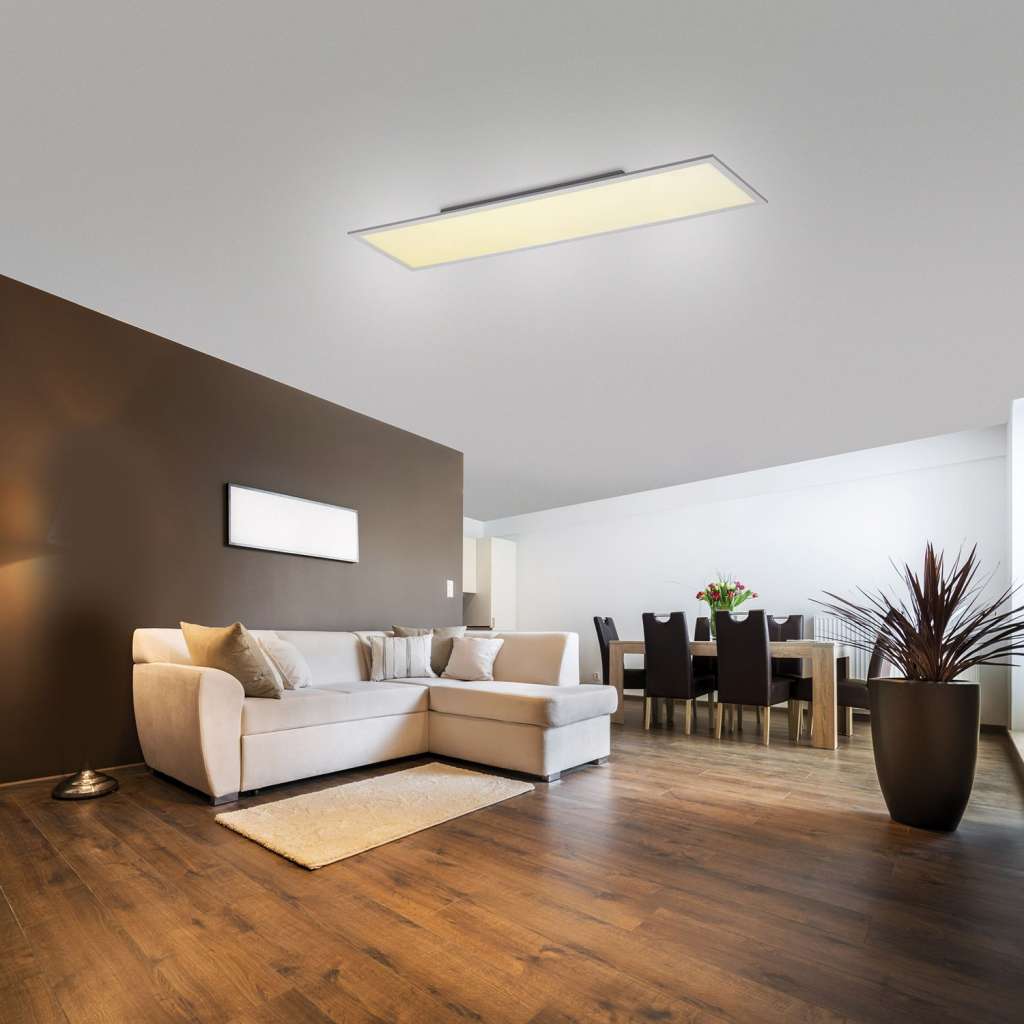 home24 LED-Deckenleuchte Flat Panel II