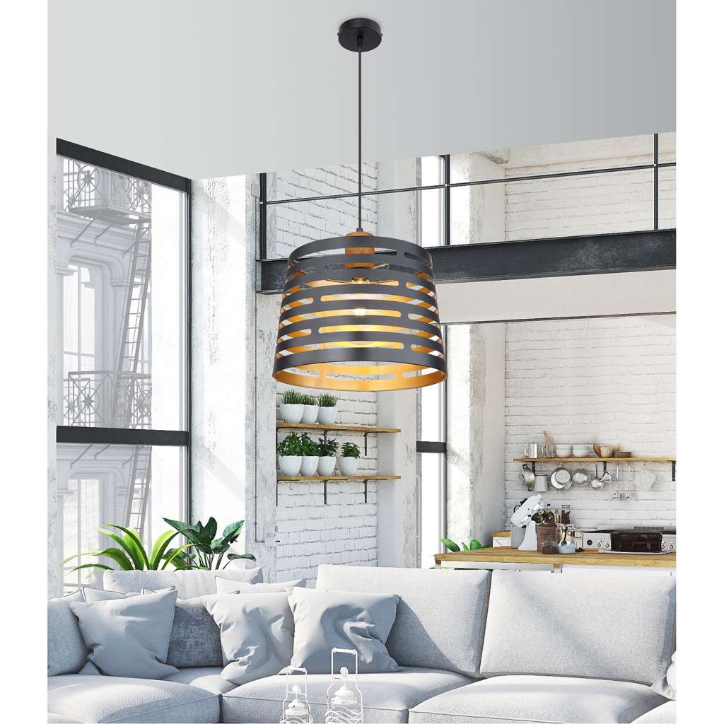home24 Pendelleuchte Ablona III