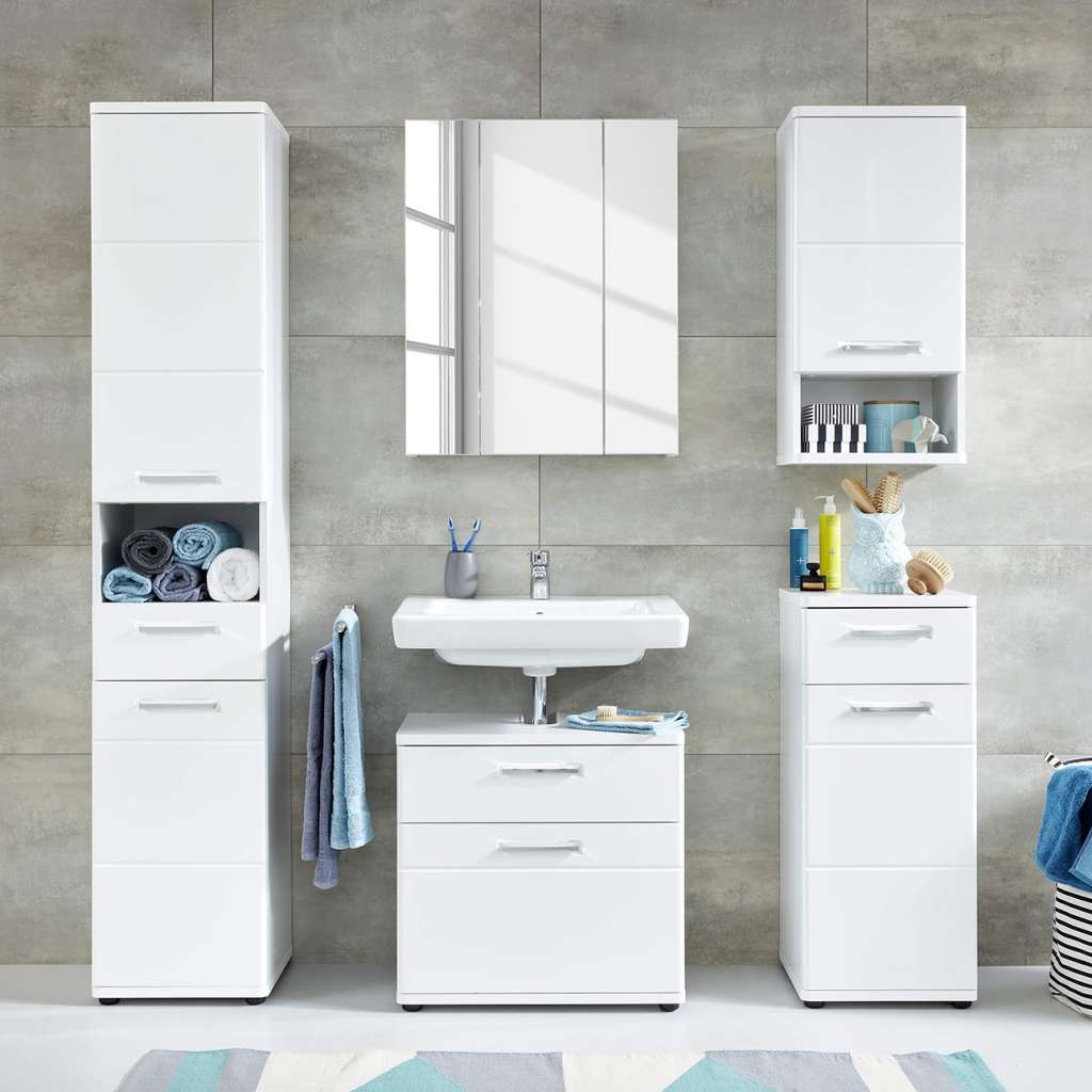 home24 Badezimmerset Monte (5-teilig)