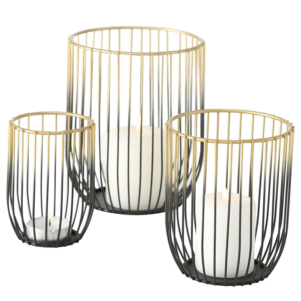 home24 Windlicht Juine (3-teilig)