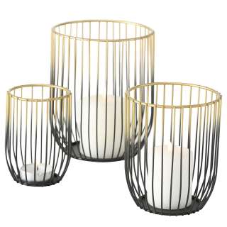 home24 Windlicht Juine (3-teilig)