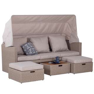 home24 Loungeset Alberta (4-teilig)