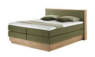 uno Massivholz-Boxspringbett mit Bettkasten Morgan ¦ grün Betten > Boxspringbetten > Boxspringbetten 180x200 - Höffner