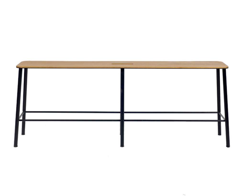 Frama - Adam Bank - schwarz - 120 cm - indoor