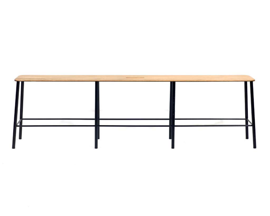 Frama - Adam Bank - schwarz - 160 cm - indoor