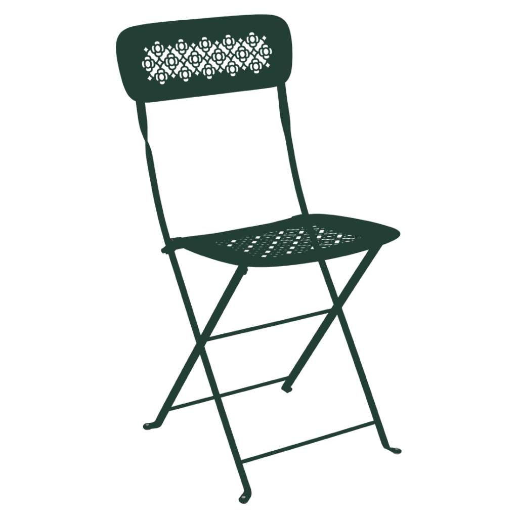 Fermob - Lorette Klappstuhl - 02 Zederngrün matt