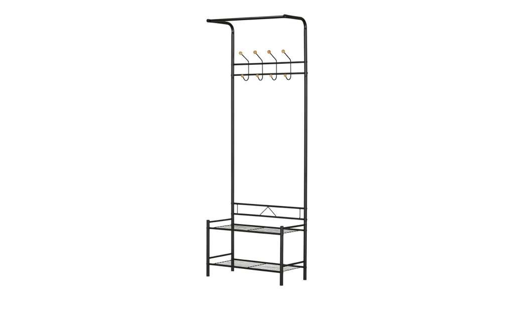 Standgarderobe  Wanda ¦ schwarz Garderoben & Kleiderstangen > Garderoben - Höffner