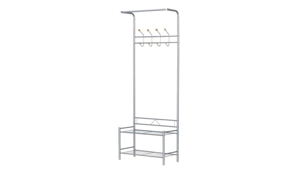 Standgarderobe  Wanda ¦ silber Garderoben & Kleiderstangen > Garderoben - Höffner