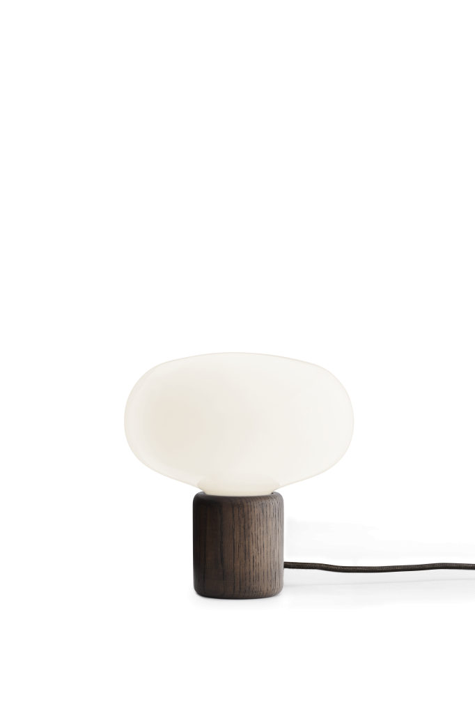 New Works - Karl-Johan Tischleuchte - white opal glass