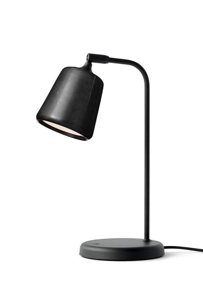 New Works - Material The Original Tischleuchte - Marmor schwarz