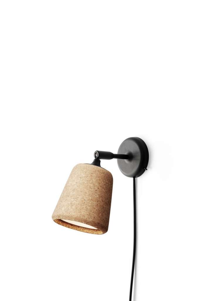 New Works - Material The Original Wandleuchte - Kork Natur hell