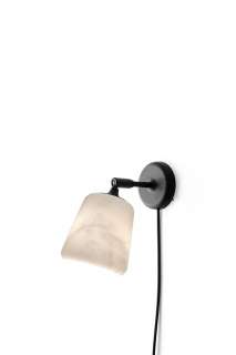 New Works - Material The new Edition Wandleuchte - black sheep white marble