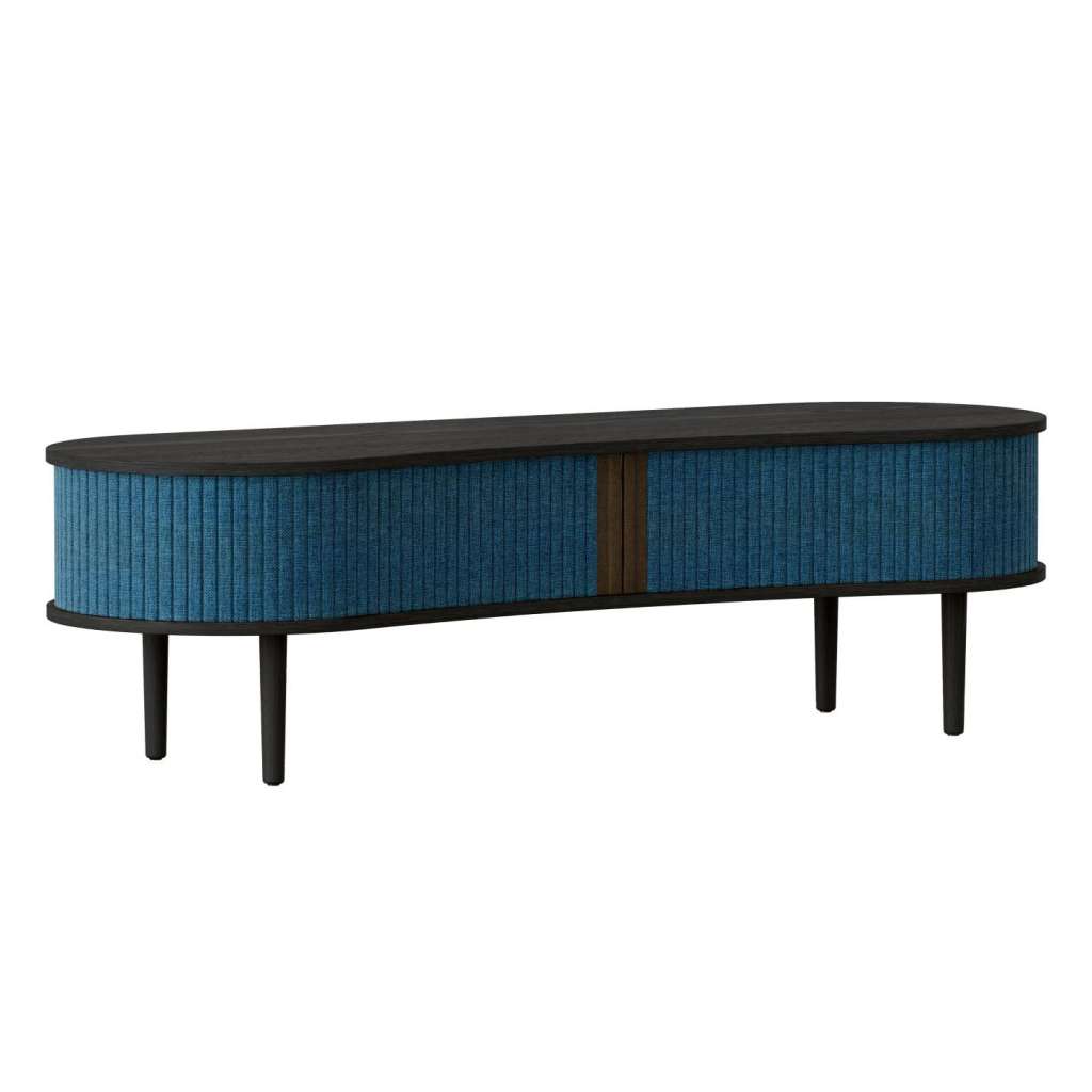 UMAGE - Audacious TV Tisch - Eiche schwarz/Petrol Blue