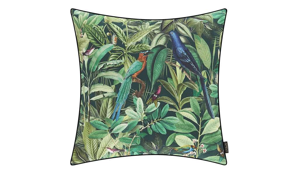 Apelt Kissen  Amazonia ¦ grün ¦ reine Baumwolle, 100% Federfüllung Heimtextilien > Kissen > Dekokissen - Höffner