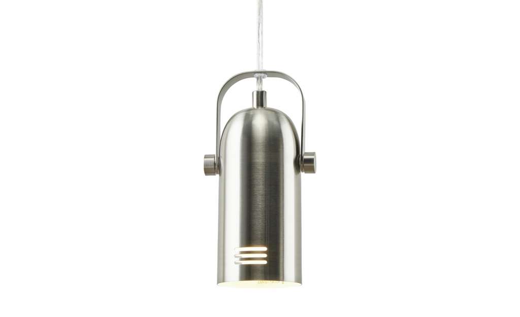 Pendelleuchte, 1-flammig, Metall eisenfarben, Industiestyle ¦ silber Lampen & Leuchten > Innenleuchten > Pendelleuchten - Höffner