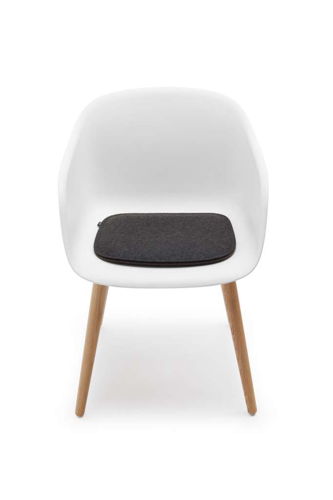 Hey-Sign - Sitzauflage Fiber Stuhlkollektion - graphit