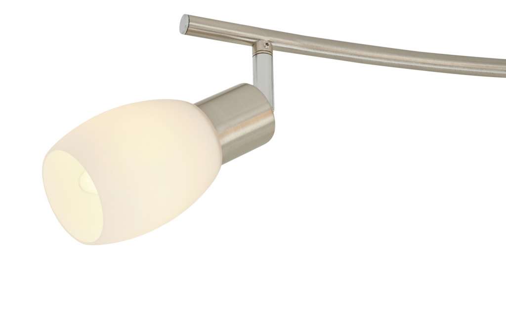 Deckenleuchte, 6-flammig, Nickel-matt ¦ silber Lampen & Leuchten > Innenleuchten > Deckenleuchten - Höffner